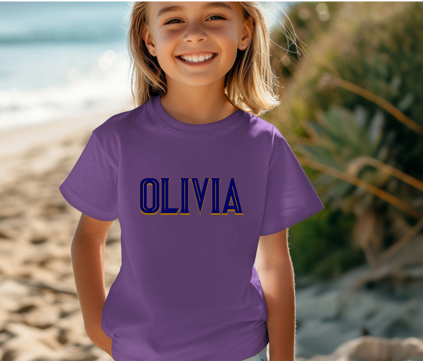 Custom Name Tee | First Day of School Outfit | Kids Shirt | Custom Kids T-Shirt