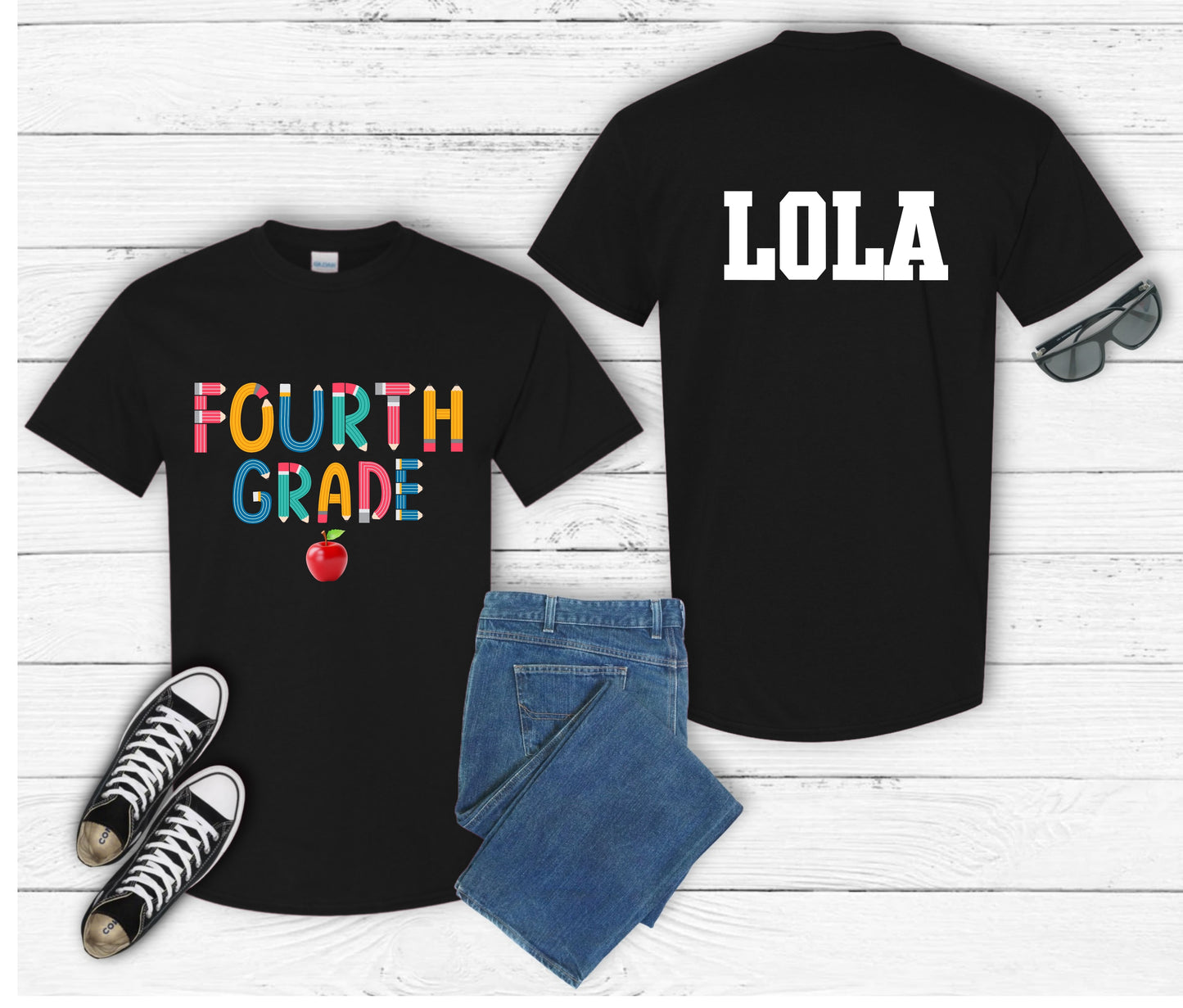 Personalized Back to School Shirt for Kids – Custom Name Tee | First Day of School Outfit | Preschool & Kindergarten Shirt | Custom Kids T-Shirt (Copy)