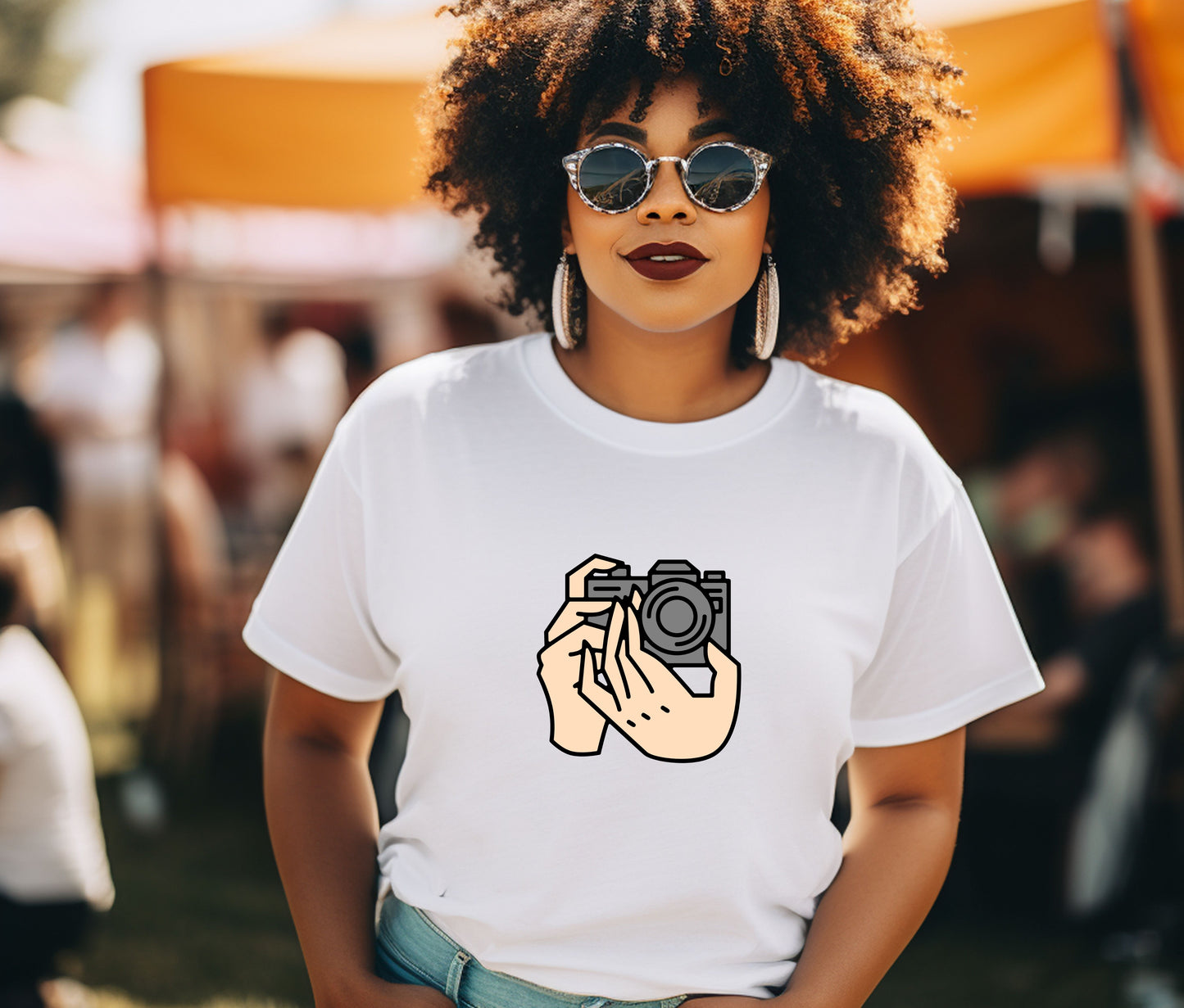 Photographer T-Shirt | Camera Graphic Tee | Photography Shirt for Men & Women | Photography Gift | Smile You’re On Camera Shirt