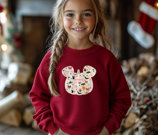 Kids Spooky Sweatshirt, Funny Halloween Shirt, Matching Halloween Sweatshirt , Ghost Halloween, Halloween Teacher Sweatshirt, Halloween Gift, Boo