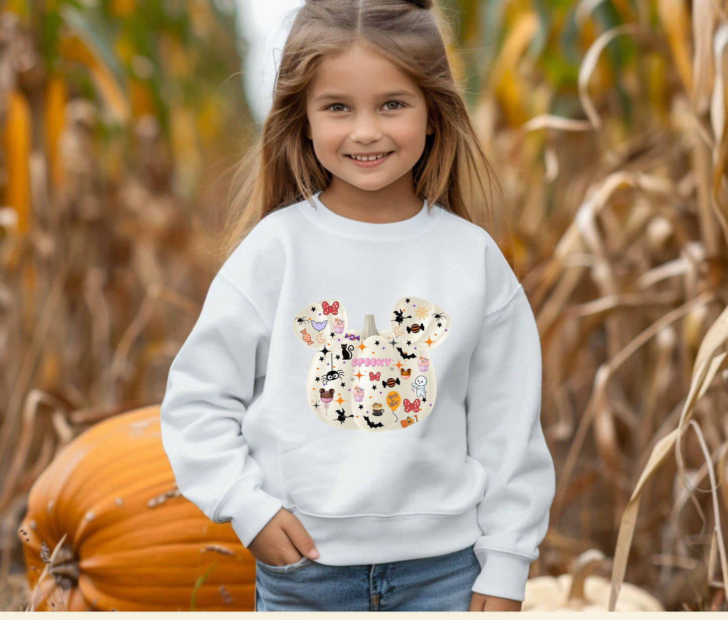 Kids Spooky Sweatshirt, Funny Halloween Shirt, Matching Halloween Sweatshirt , Ghost Halloween, Halloween Teacher Sweatshirt, Halloween Gift, Boo