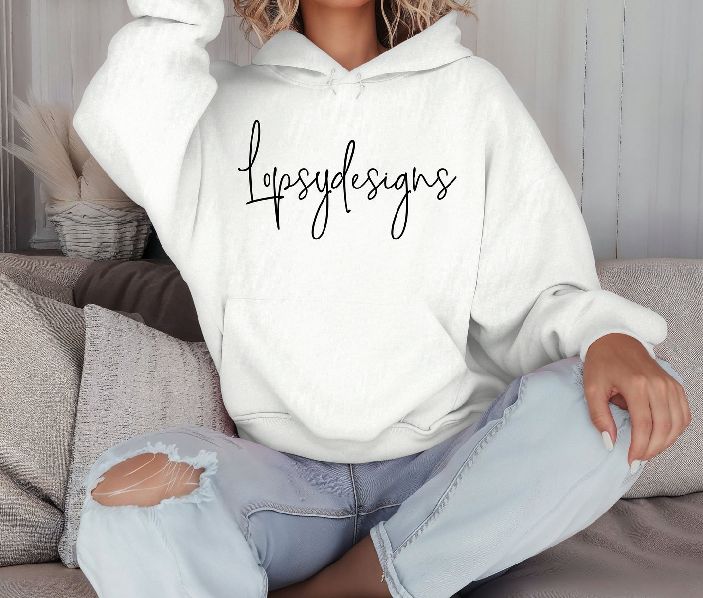 Custom Name Hoodie – Personalized Name Sweatshirt, Unisex Pullover Hoodie, Custom Text Hoodie, Personalized Gift for Him or Her