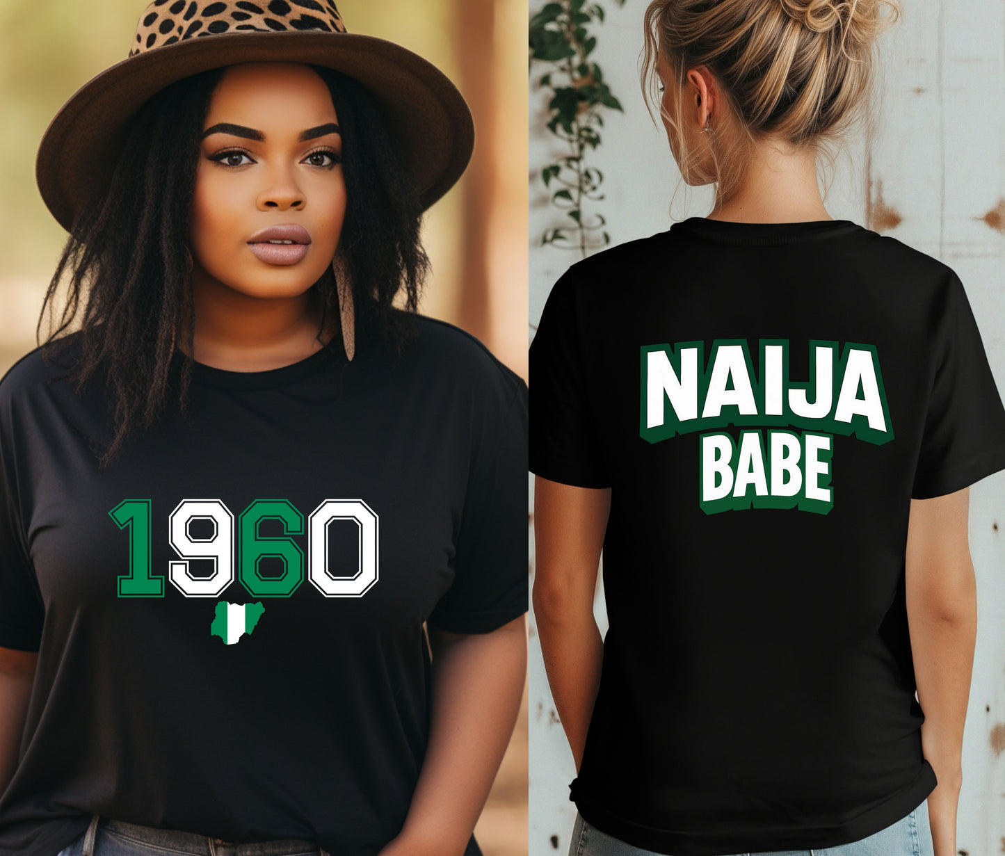 Nigerian Independece Day Shirt , Naija to the World T-Shirt, Nigerian Pride Shirt | African Heritage Tee | Green White Green Nigeria Flag Shirt | Unisex Naija Culture Tee