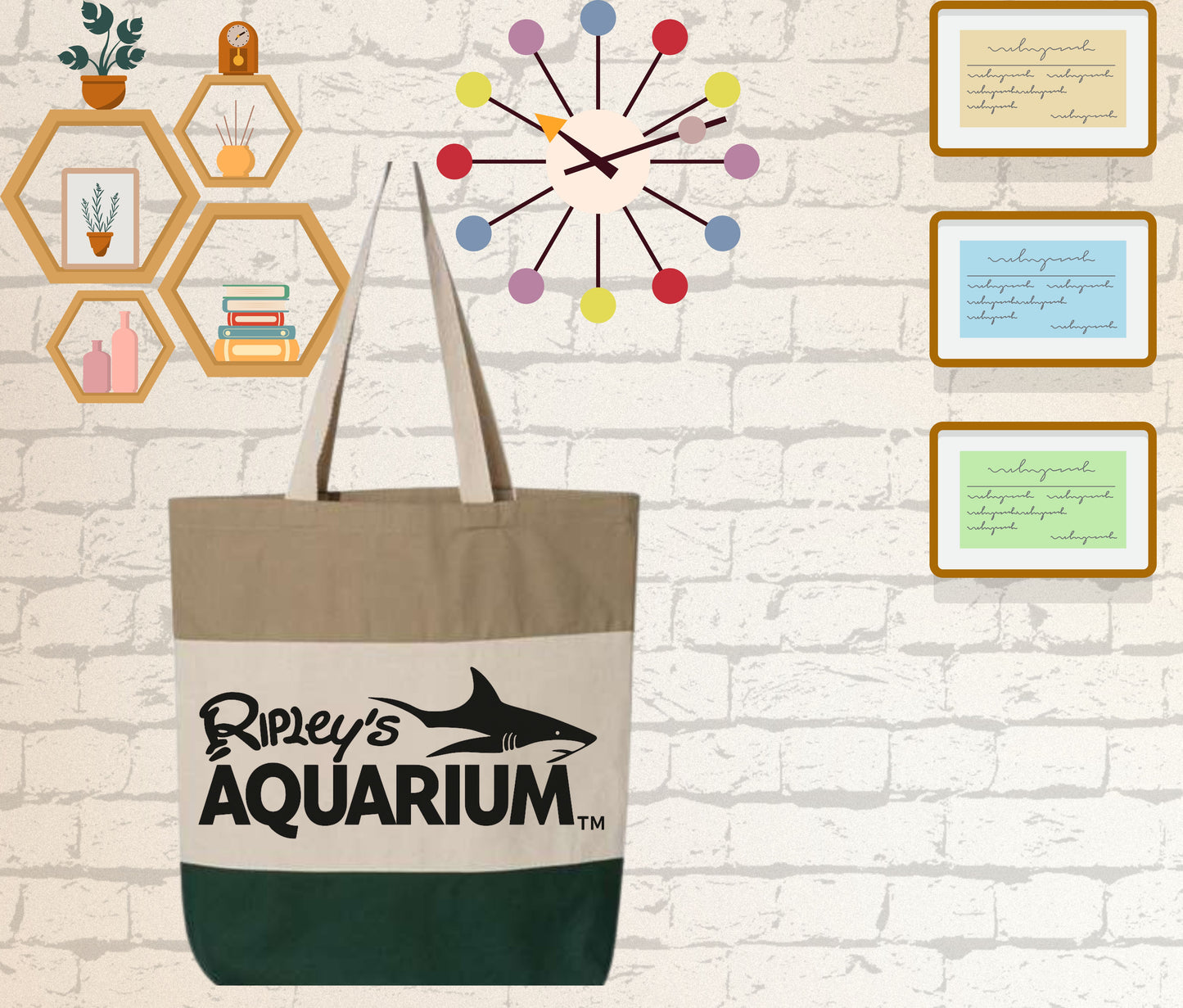 Customized 11L Tri-Color Canvas Tote Bag – Durable, Stylish, and Eco-Friendly Reusable Shoulder Bag for Everyday Use, Shopping, Beach, and Gifts