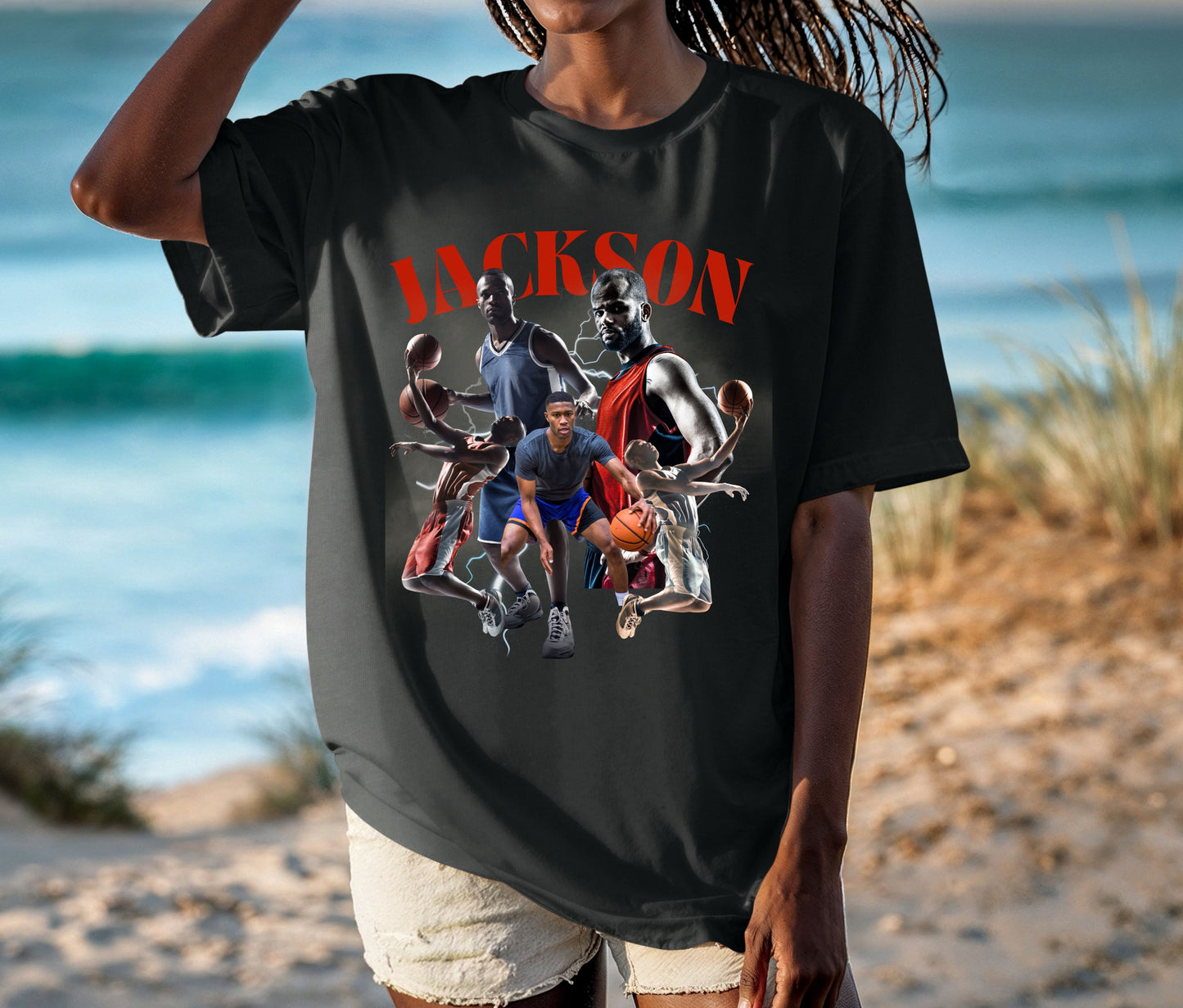 Custom Basketball Player Shirt | Personalized Sports Team Tee | Men’s Athletic Graphic Shirt | Basketball Gift for Players & Fans