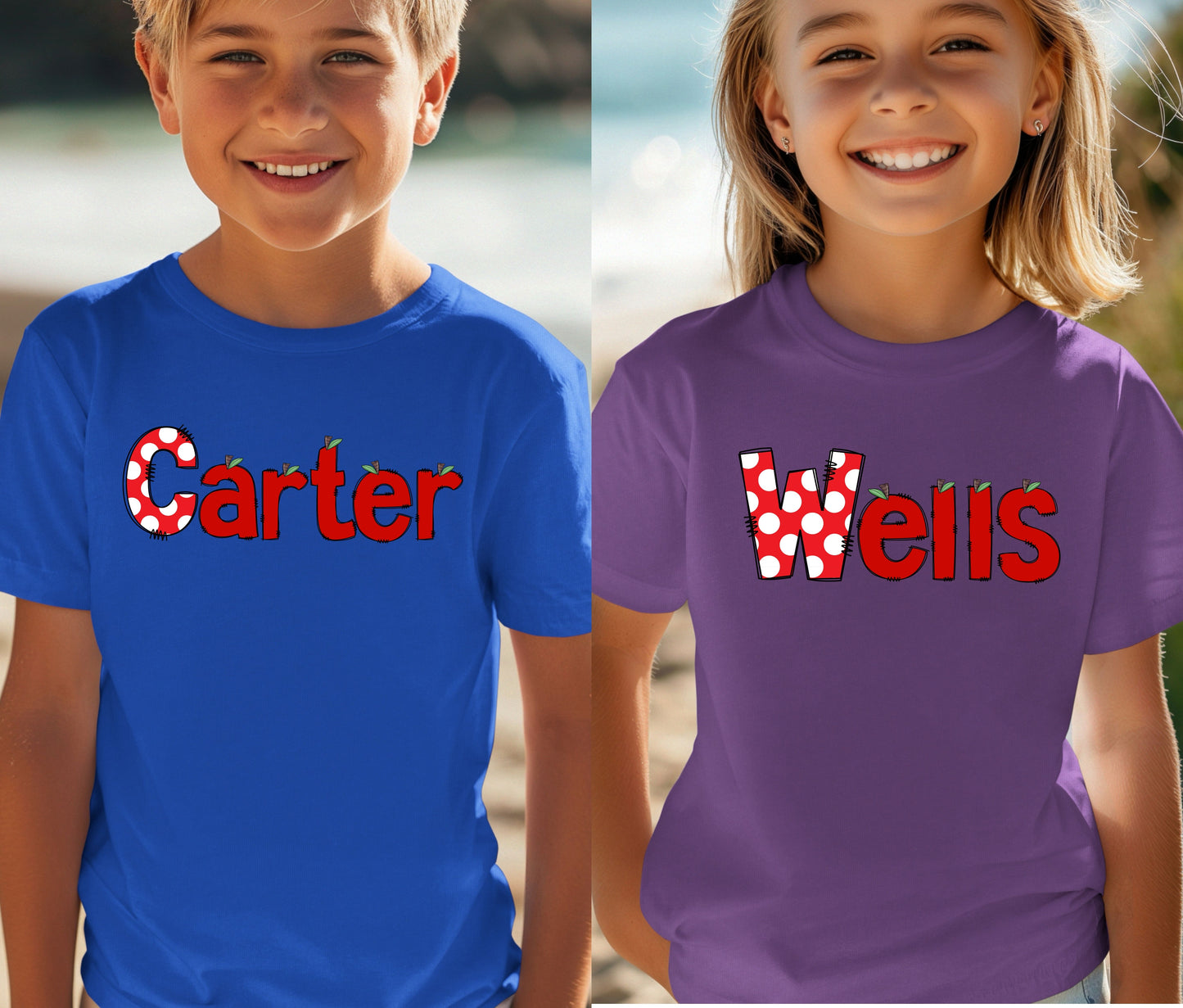 Custom Name Tee | First Day of School Outfit | Kids Shirt | Custom Kids T-Shirt