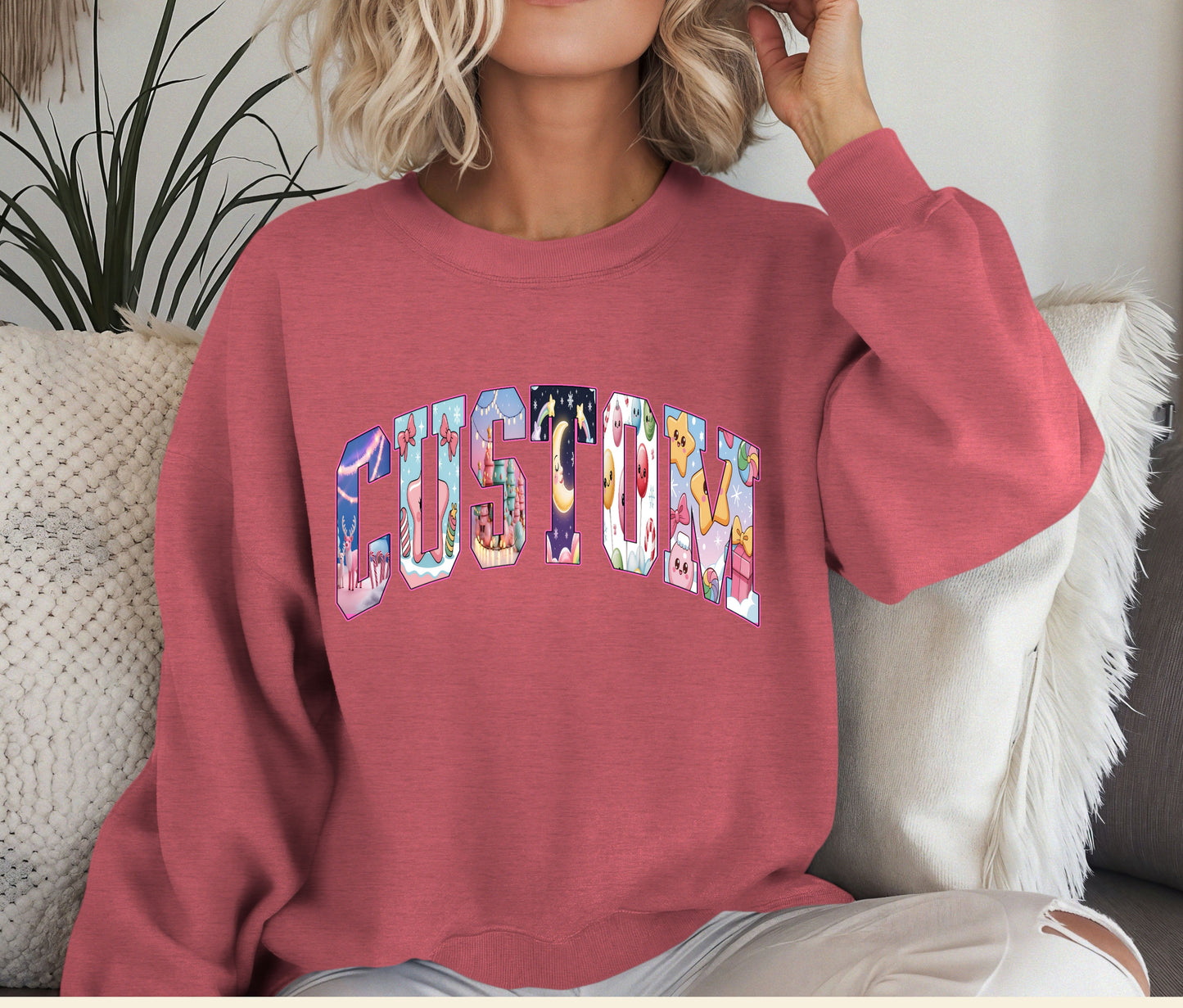 Custom Word Art Shirt β Personalized Name Shirt with Fun Letter Design, Gift for Teachers, Kids, Family, and Friends, Matching Custom T-Shirt