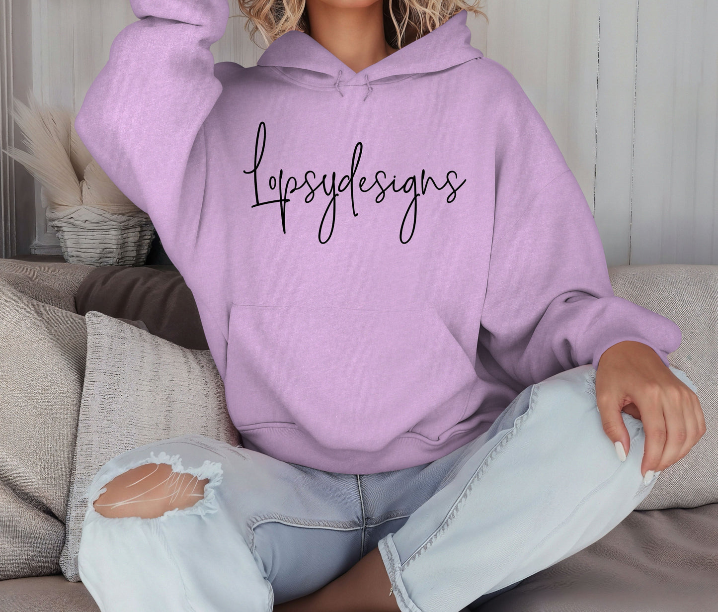 Custom Name Hoodie – Personalized Name Sweatshirt, Unisex Pullover Hoodie, Custom Text Hoodie, Personalized Gift for Him or Her
