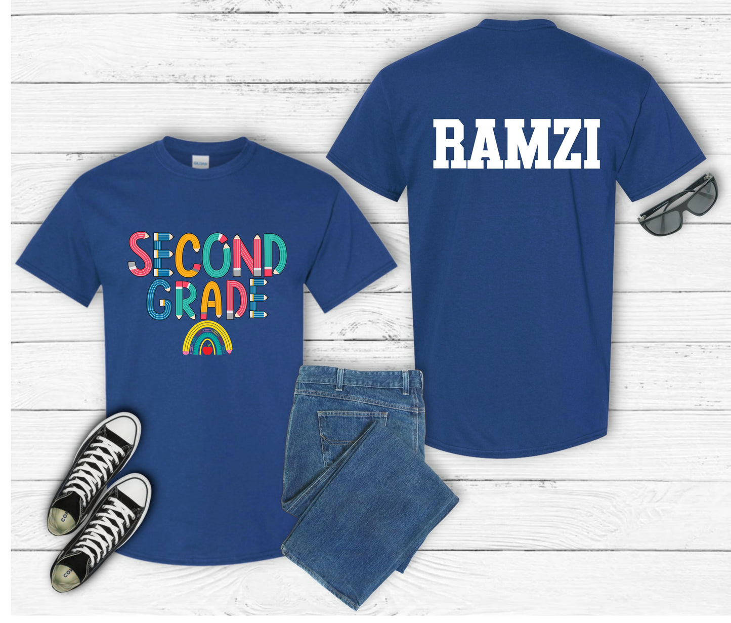 Personalized Back to School Shirt for Kids – Custom Name Tee | First Day of School Outfit | Preschool & Kindergarten Shirt | Custom Kids T-Shirt (Copy)