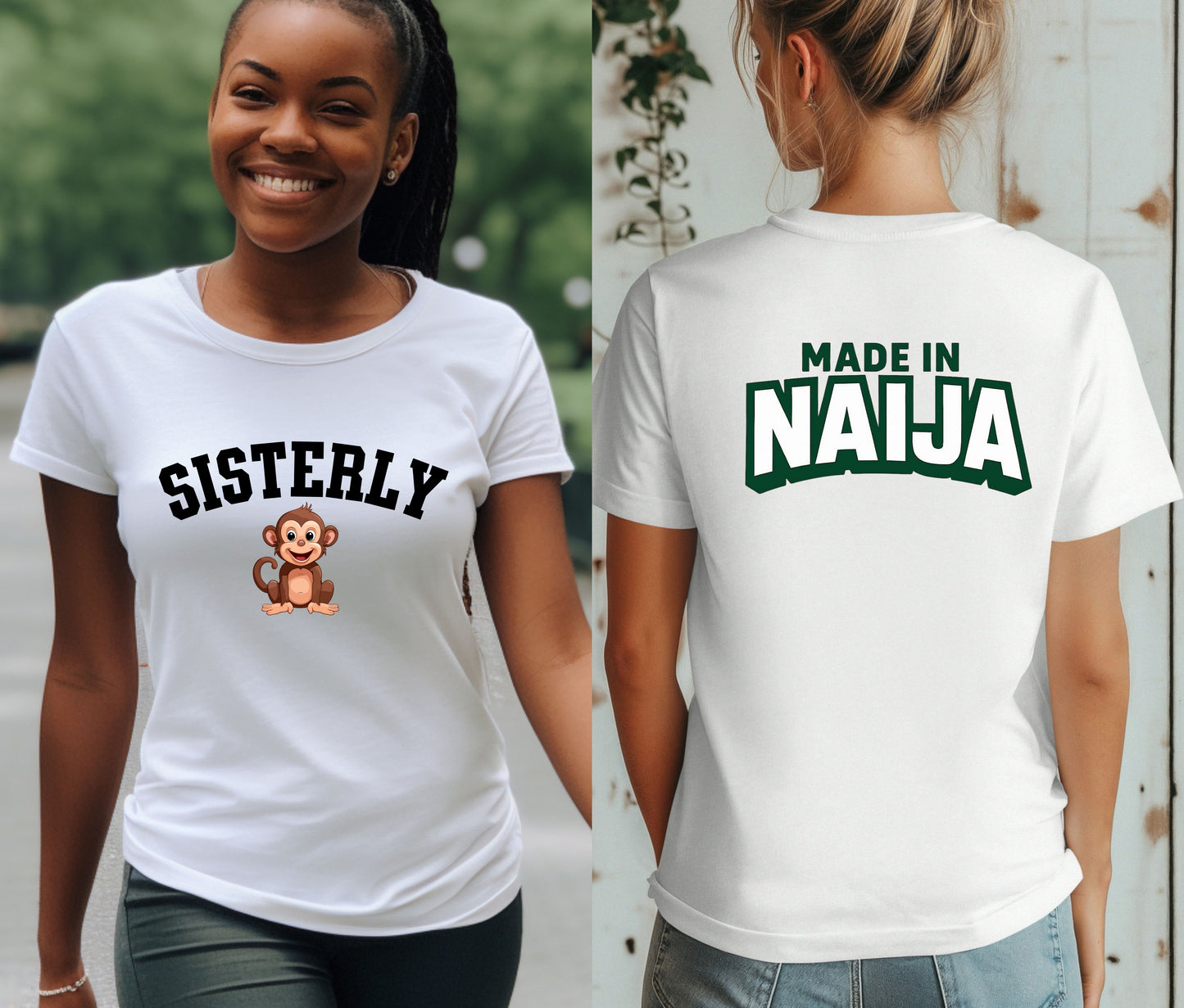 Brotherly And Sisterly Nigerian Slang Shirt, Nigerian Independece Day Shirt , Naija to the World T-Shirt, Nigerian Pride Shirt | African Heritage Tee | Green White Green Nigeria Flag Shirt | Unisex Naija Culture Tee