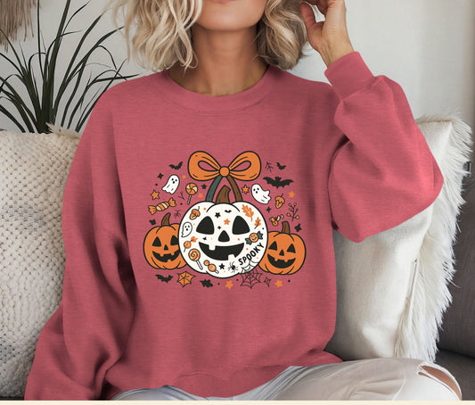 Spooky Halloween Sweatshirt, Halloween Sweatshirt, Halloween Gift, Lover Sweatshirt