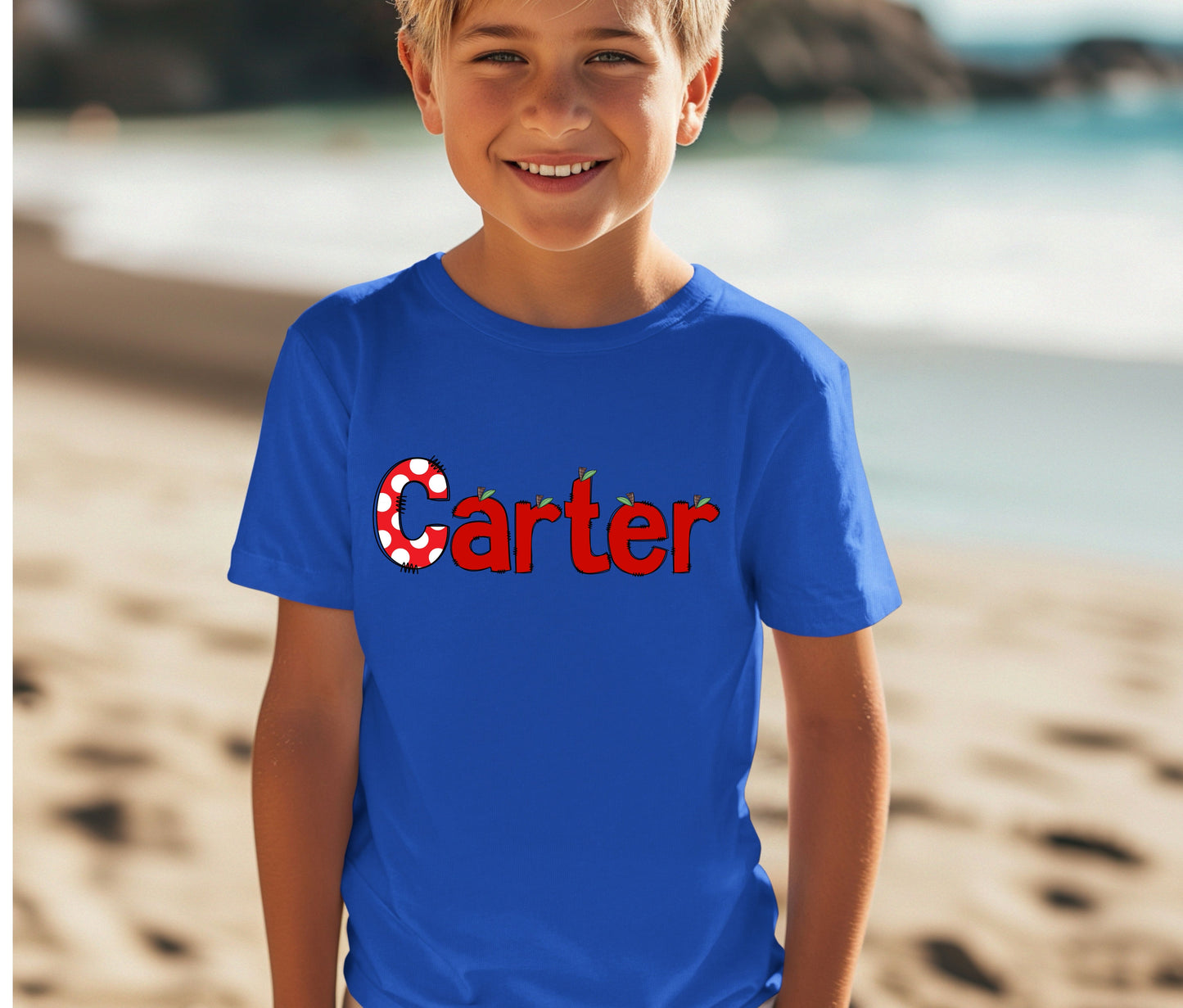 Custom Name Tee | First Day of School Outfit | Kids Shirt | Custom Kids T-Shirt