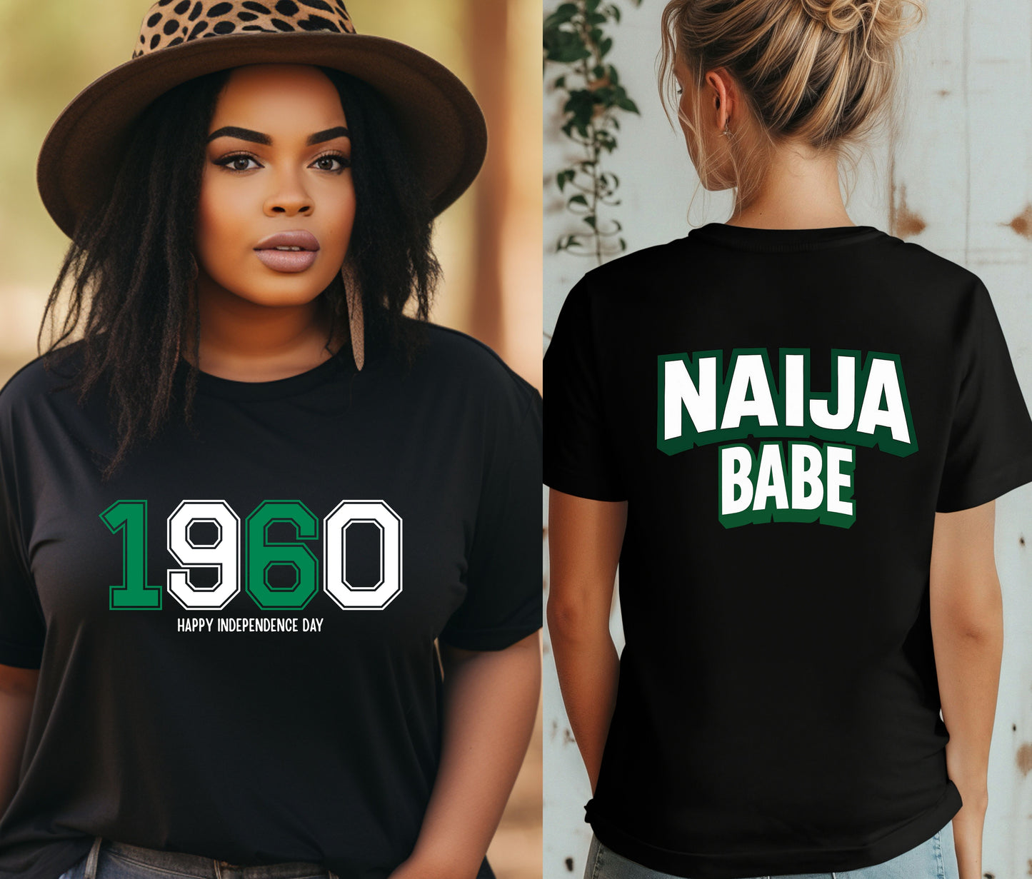 Nigerian Independece Day Shirt , Naija to the World T-Shirt, Nigerian Pride Shirt | African Heritage Tee | Green White Green Nigeria Flag Shirt | Unisex Naija Culture Tee