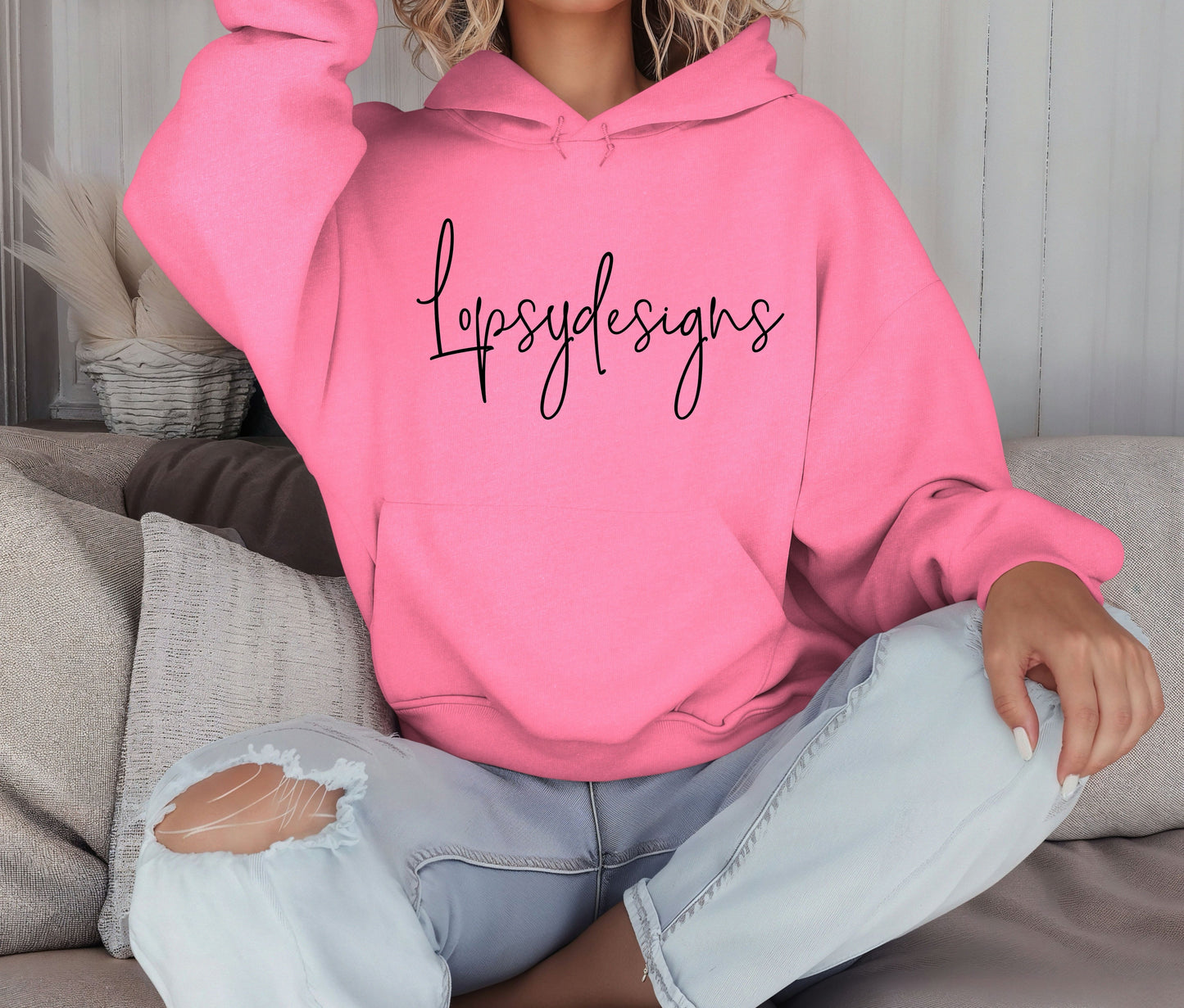 Custom Name Hoodie – Personalized Name Sweatshirt, Unisex Pullover Hoodie, Custom Text Hoodie, Personalized Gift for Him or Her