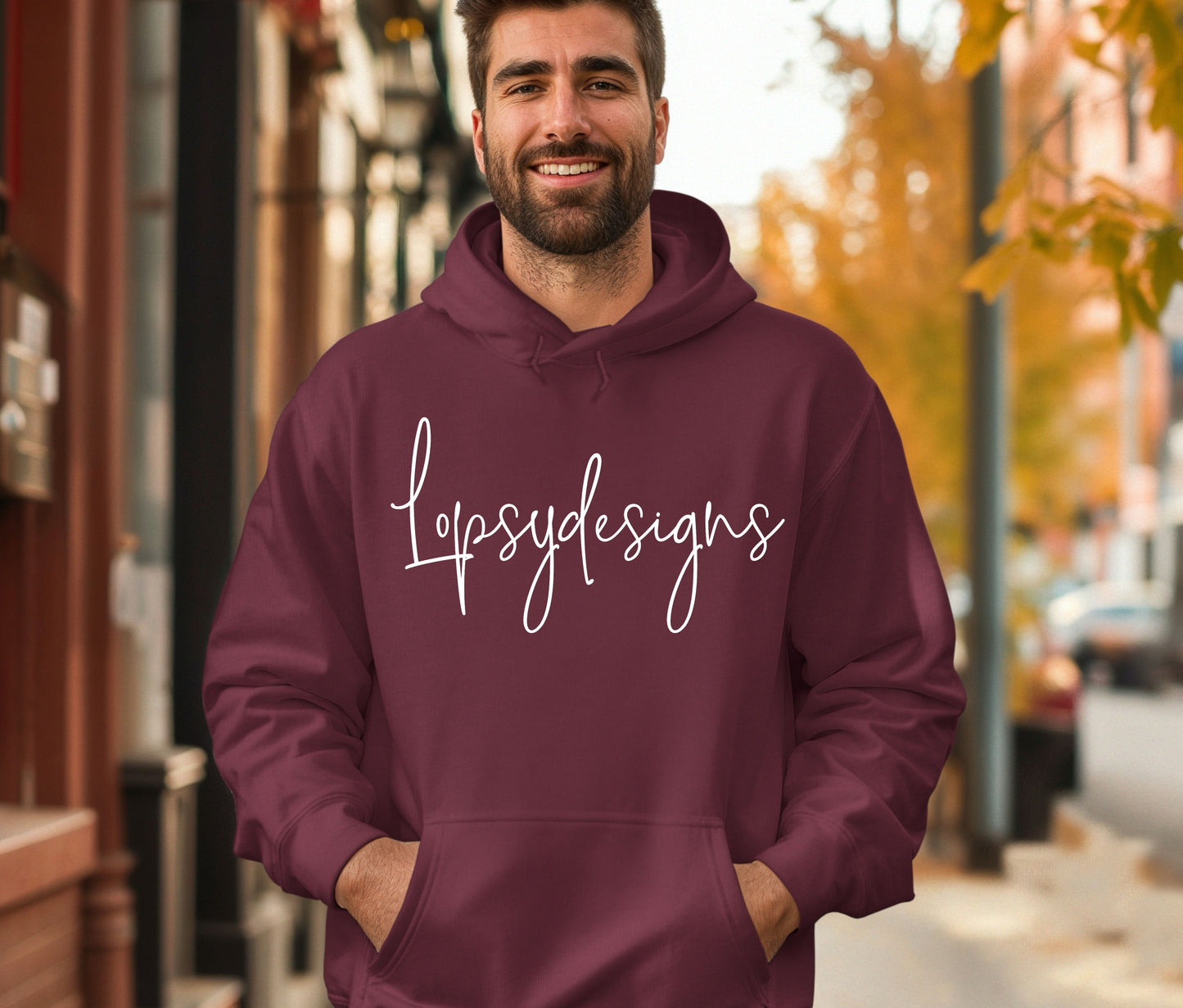 Custom Name Hoodie – Personalized Name Sweatshirt, Unisex Pullover Hoodie, Custom Text Hoodie, Personalized Gift for Him or Her