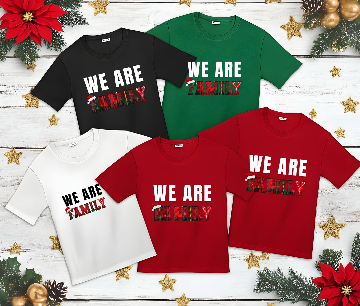 🎄 Custom Christmas Shirts for Family | Matching Holiday Shirts | Personalized Family Christmas Outfits