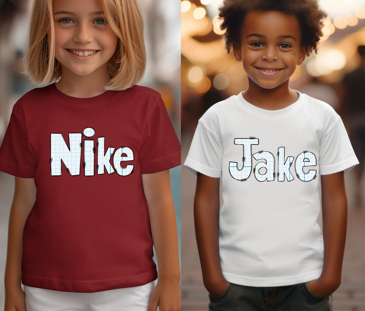 Custom Name Tee | First Day of School Outfit | Kids Shirt | Custom Kids T-Shirt