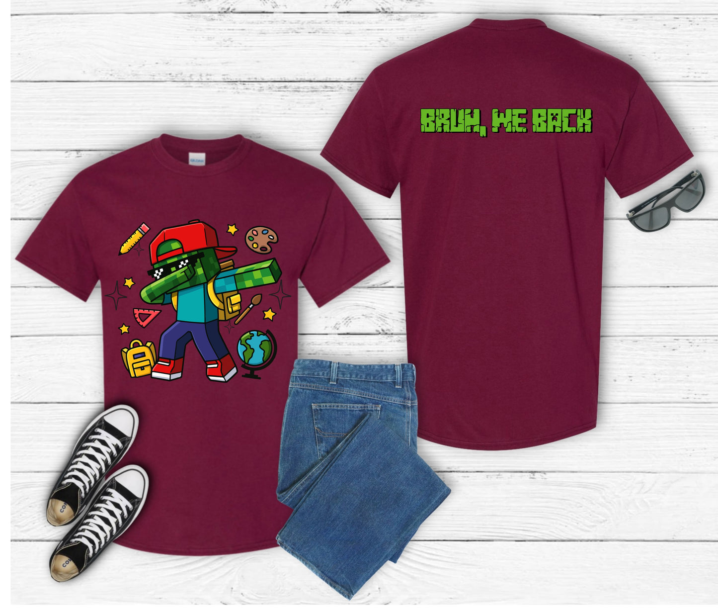 Back to School Shirt for Kids – Custom Name Tee | First Day of School Outfit | Preschool & Kindergarten Shirt | Custom Kids T-Shirt