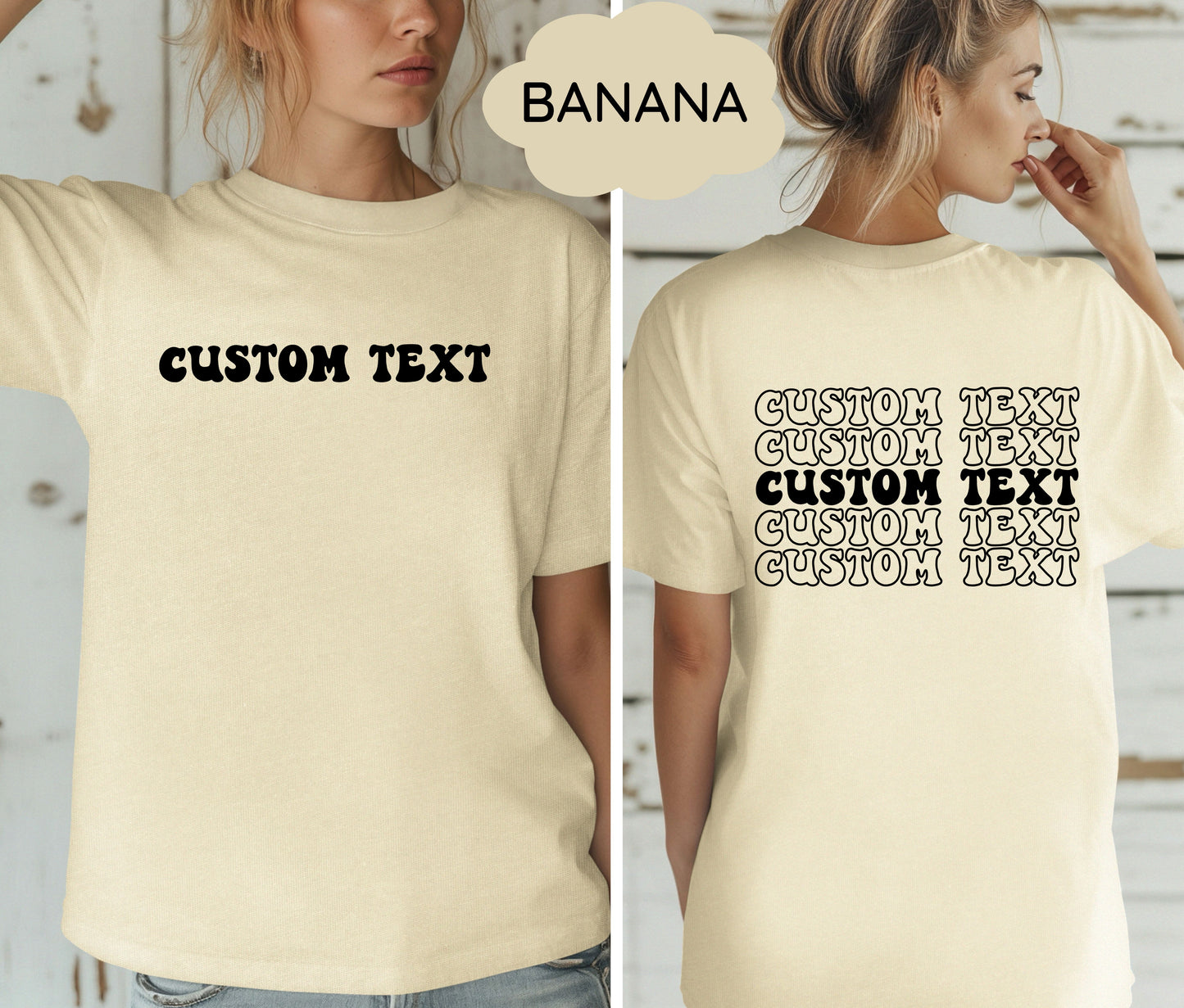 Custom Logo Shirt with Company Name on Back โ Personalized Business Branding Tee โ Custom Workwear T-Shirt for Teams, Events, and Staff