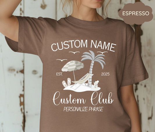 Custom Bachelorette Party Shirts, Last Toast on the Coast, Custom Bachelorette Shirts, Personalized Luxury Bachelorette, Social Club Bach