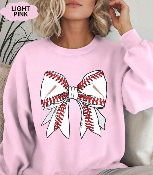 ⚾ Baseball Mom Sweatshirt | Cute Baseball Heart Shirt | Game Day Outfit | Sports Mom Crewneck