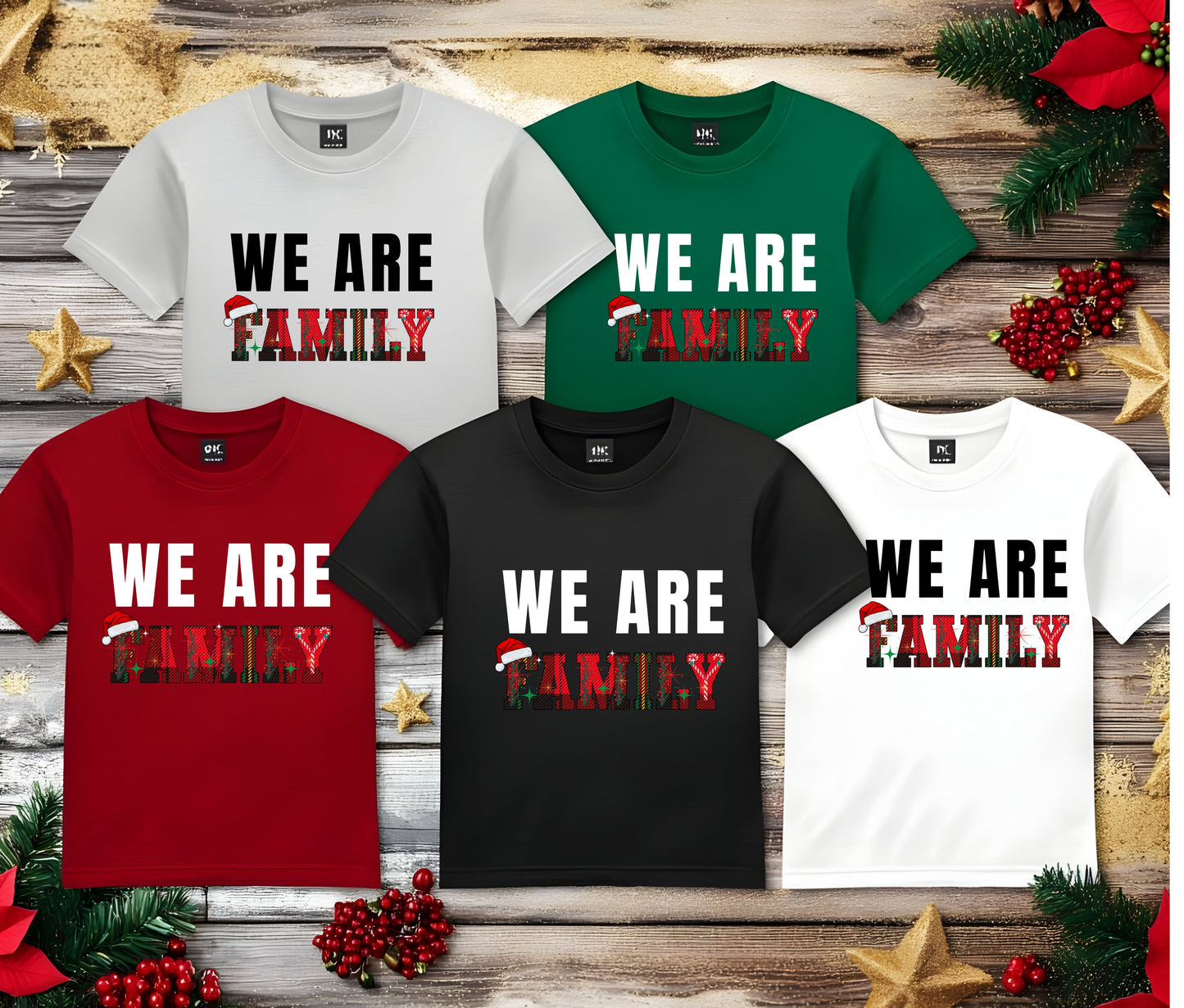 🎄 Custom Christmas Shirts for Family | Matching Holiday Shirts | Personalized Family Christmas Outfits