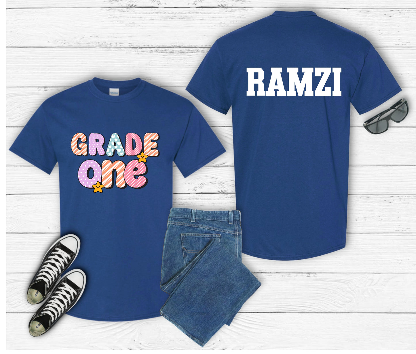 Personalized Back to School Shirt for Kids – Custom Name Tee | First Day of School Outfit | Preschool & Kindergarten Shirt | Custom Kids T-Shirt