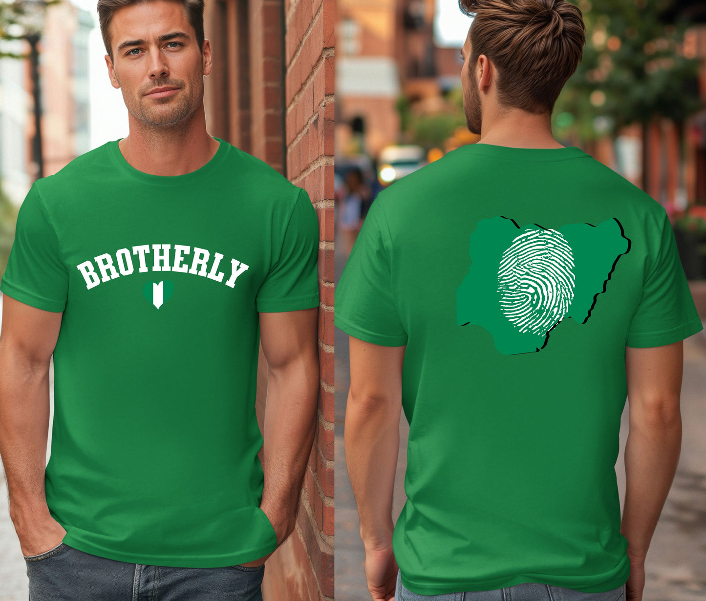 Brotherly And Sisterly Nigerian Slang Shirt, Nigerian Independece Day Shirt , Naija to the World T-Shirt, Nigerian Pride Shirt | African Heritage Tee | Green White Green Nigeria Flag Shirt | Unisex Naija Culture Tee