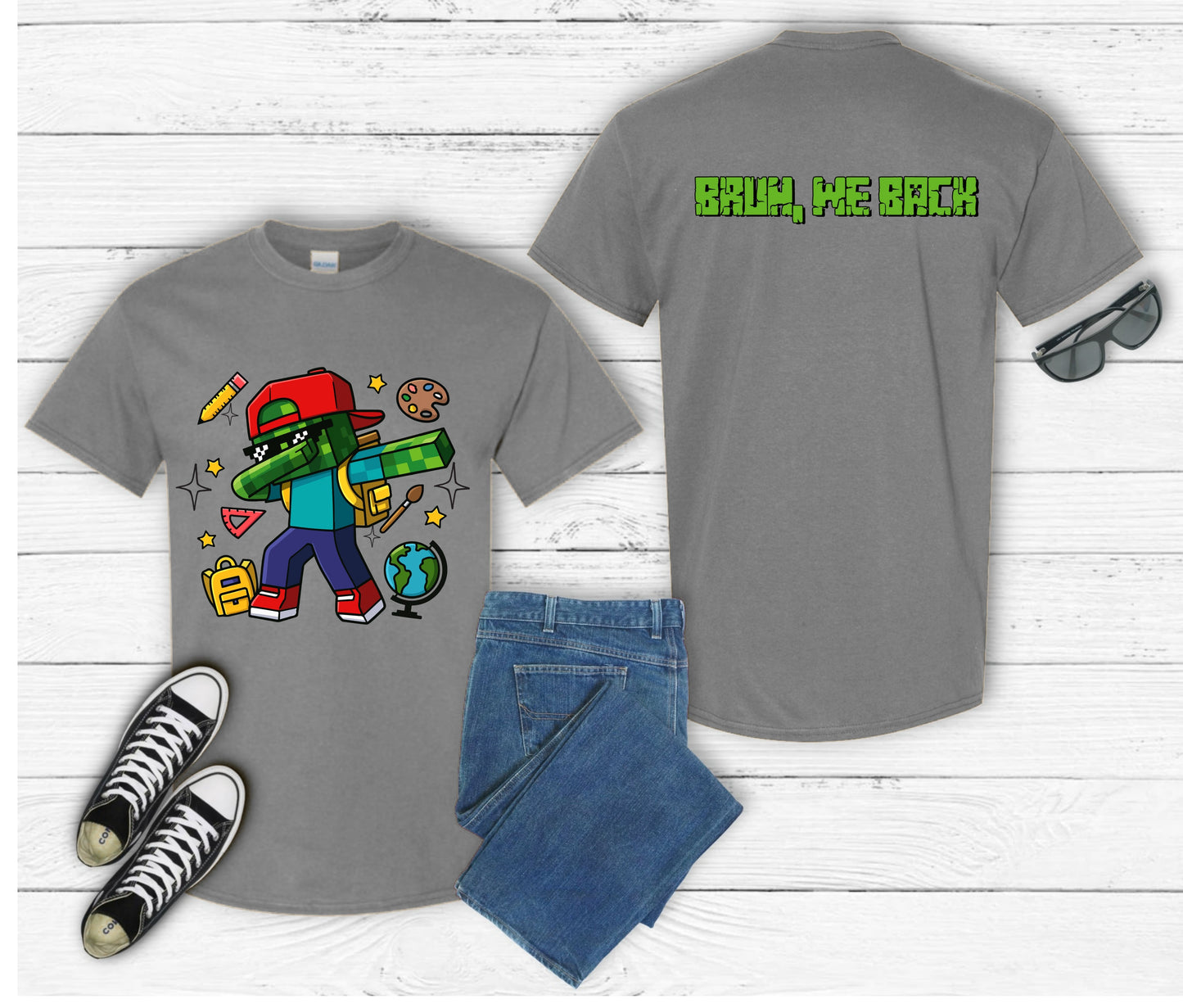 Back to School Shirt for Kids – Custom Name Tee | First Day of School Outfit | Preschool & Kindergarten Shirt | Custom Kids T-Shirt