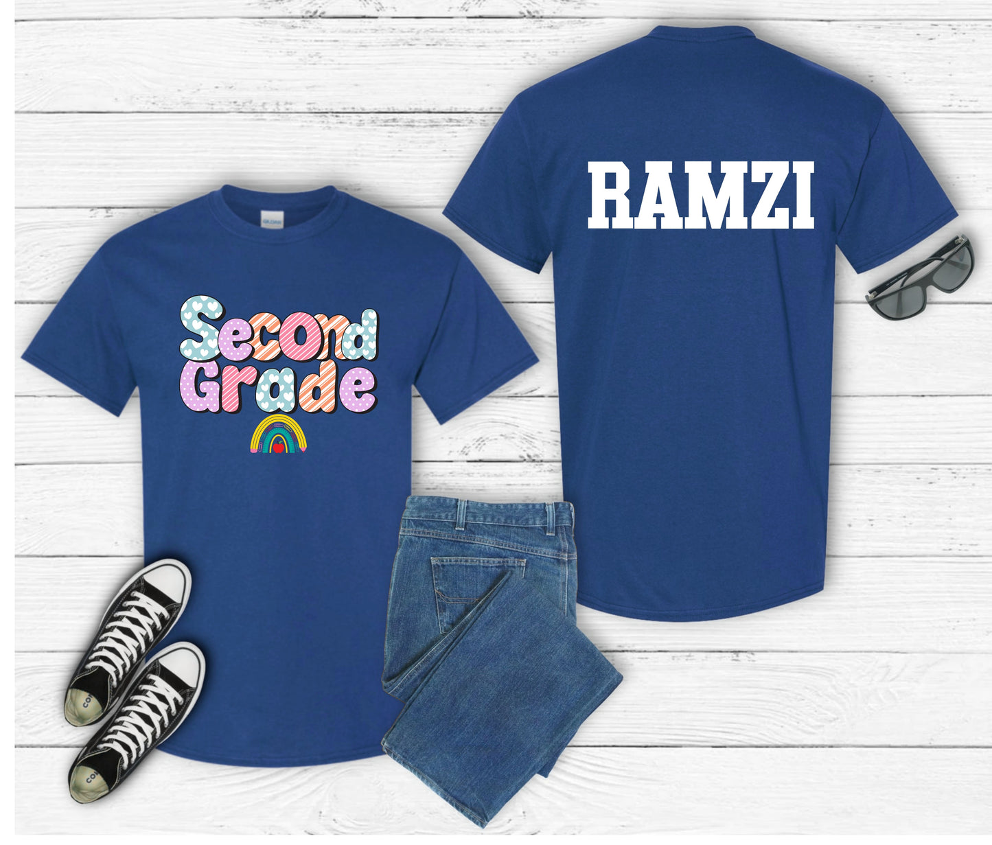 Personalized Back to School Shirt for Kids – Custom Name Tee | First Day of School Outfit | Preschool & Kindergarten Shirt | Custom Kids T-Shirt
