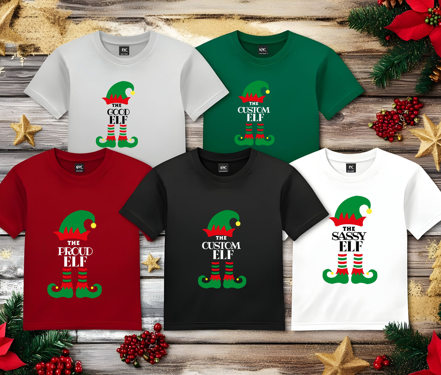 🎄 Custom Christmas Shirts for Family | Matching Holiday Shirts | Personalized Family Christmas Outfits