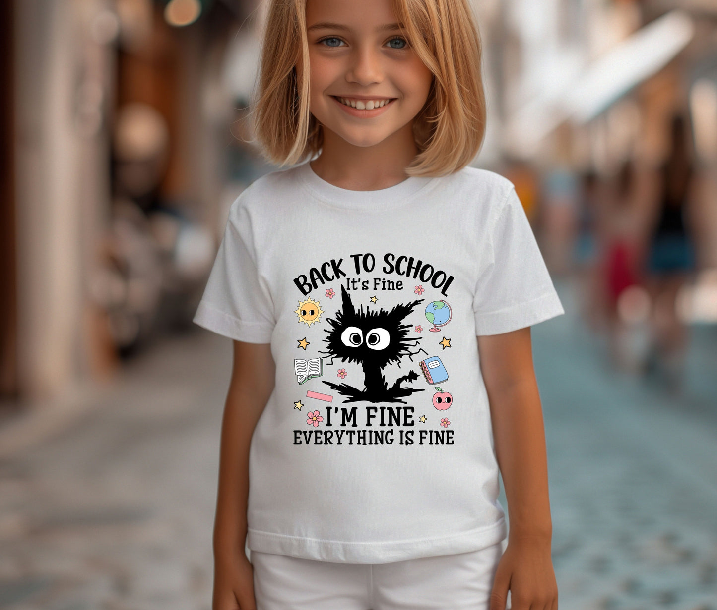 Back to School Shirt for Kids – Custom Name Tee | First Day of School Outfit | Preschool & Kindergarten Shirt | Custom Kids T-Shirt
