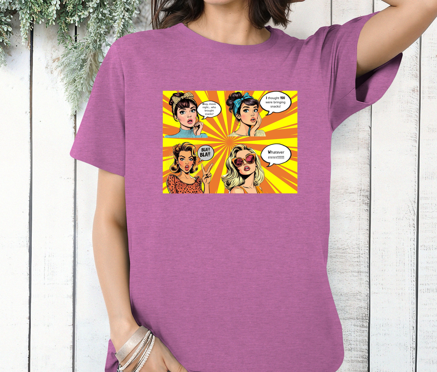🎬 Girls’ Movie Night Graphic Tee