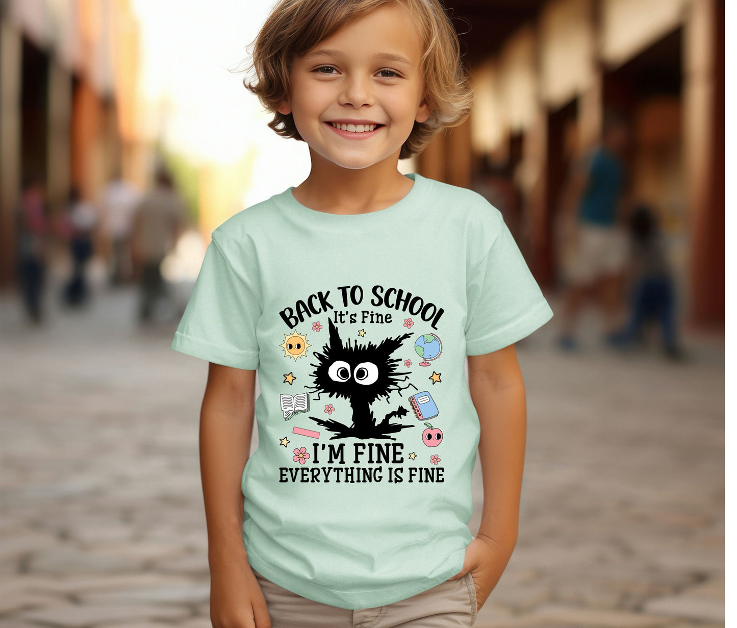Back to School Shirt for Kids – Custom Name Tee | First Day of School Outfit | Preschool & Kindergarten Shirt | Custom Kids T-Shirt