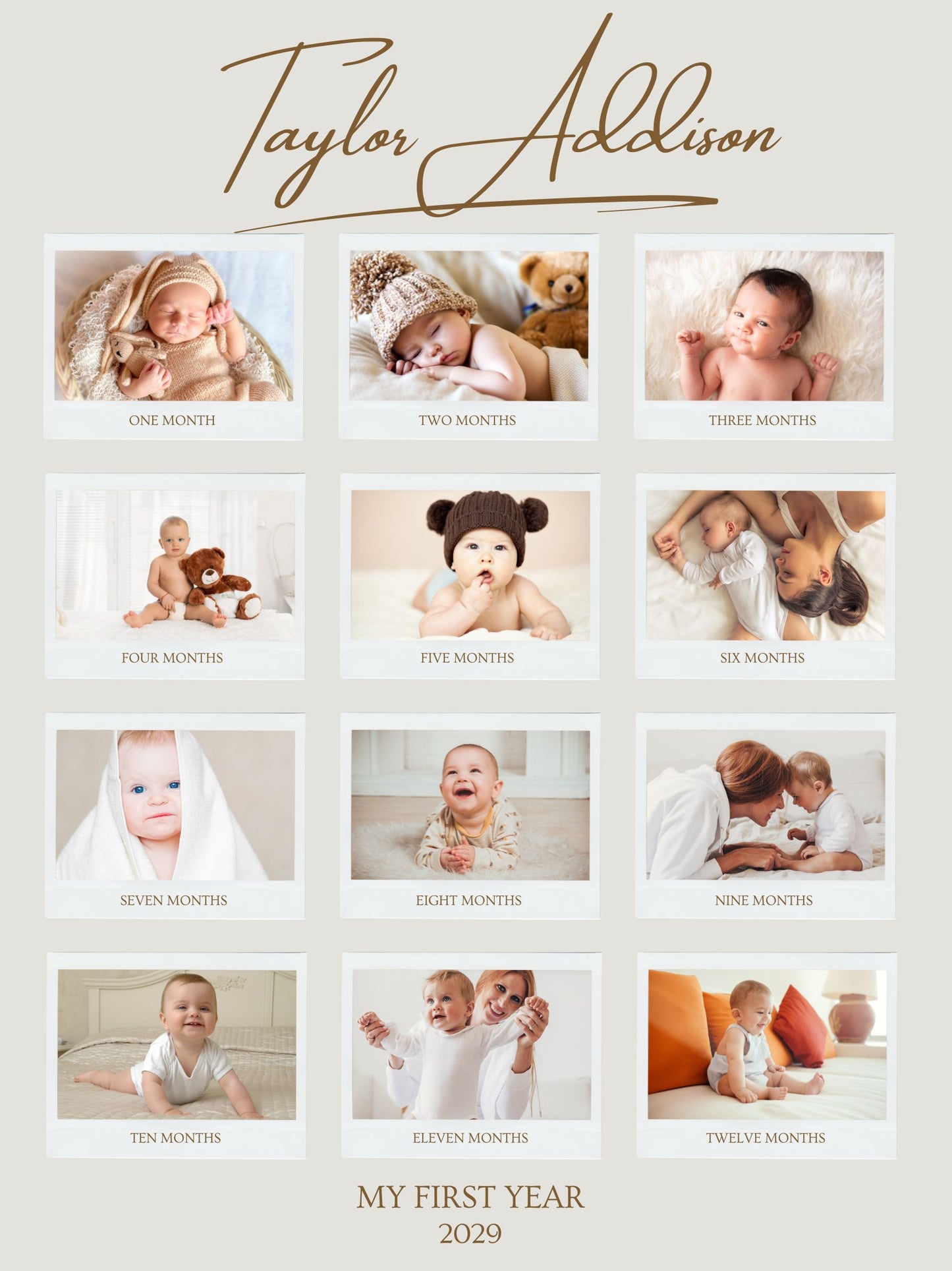 Custom 18x24 Inch Wall Hanging Frame – Personalized Canvas for Photo, Message, or Art | 45.7 x 61 cm Vertical Wall Decor