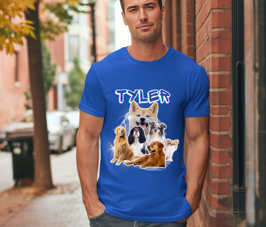 Custom Dog Lover Shirt – Personalized Pet Sweatshirt or T-Shirt (TYLER Design)