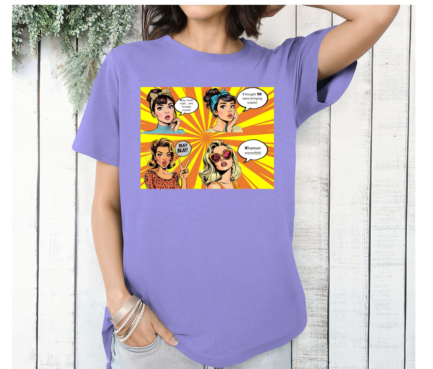 🎬 Girls’ Movie Night Graphic Tee