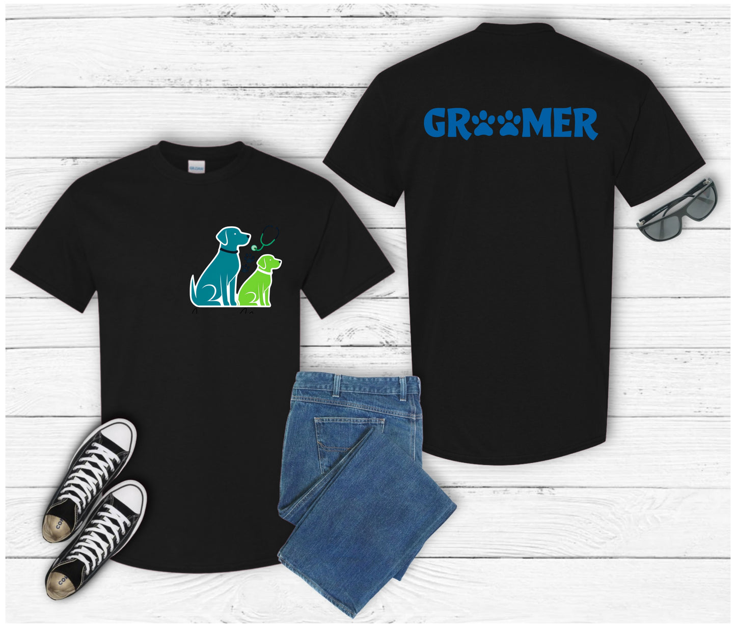 🐾 Vet T-Shirt | Veterinarian Shirt | Veterinary Clinic Uniform | Animal Lover Tee | Custom Vet Office Apparel