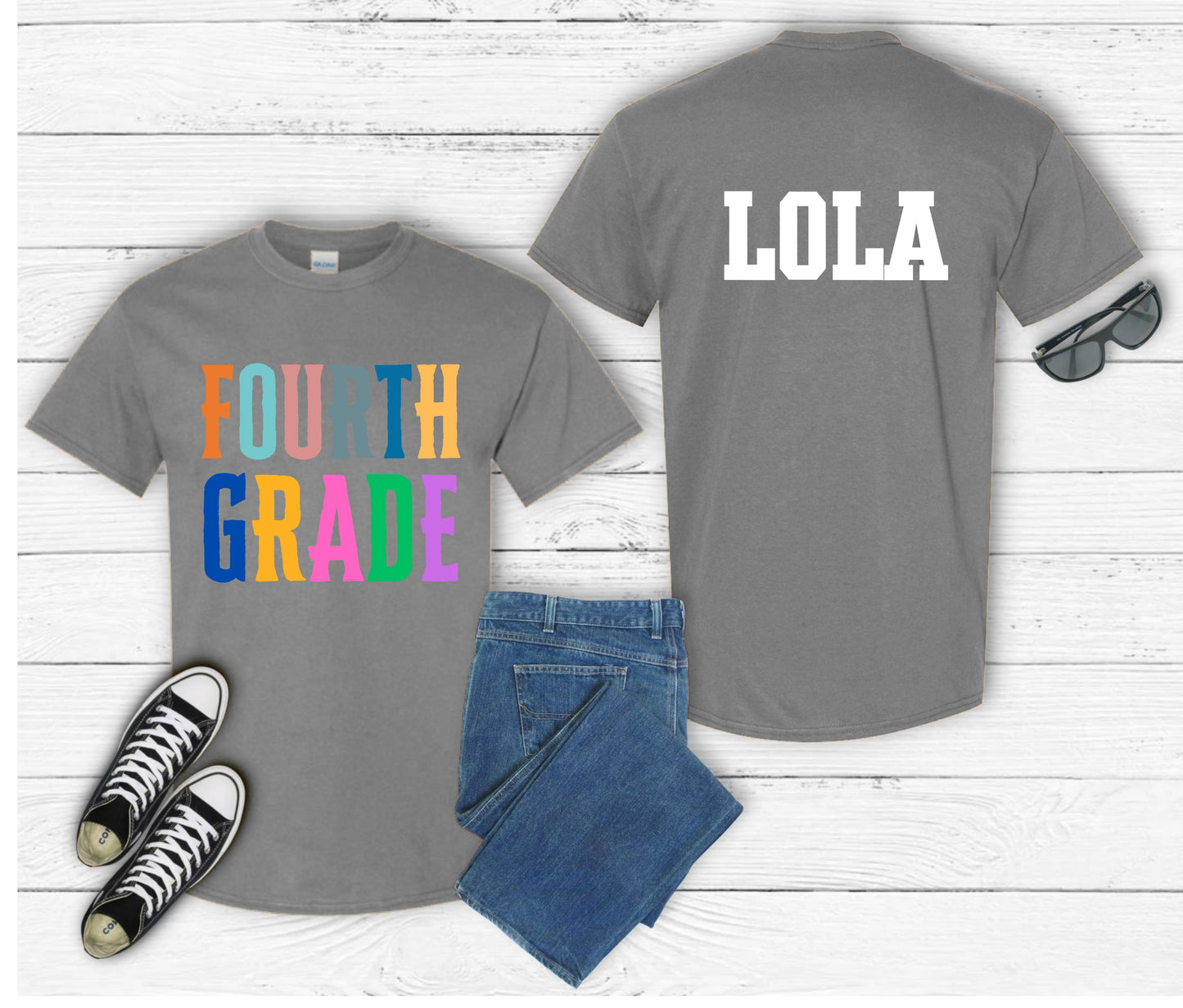 Personalized Back to School Shirt for Kids – Custom Name Tee | First Day of School Outfit | Preschool & Kindergarten Shirt | Custom Kids T-Shirt