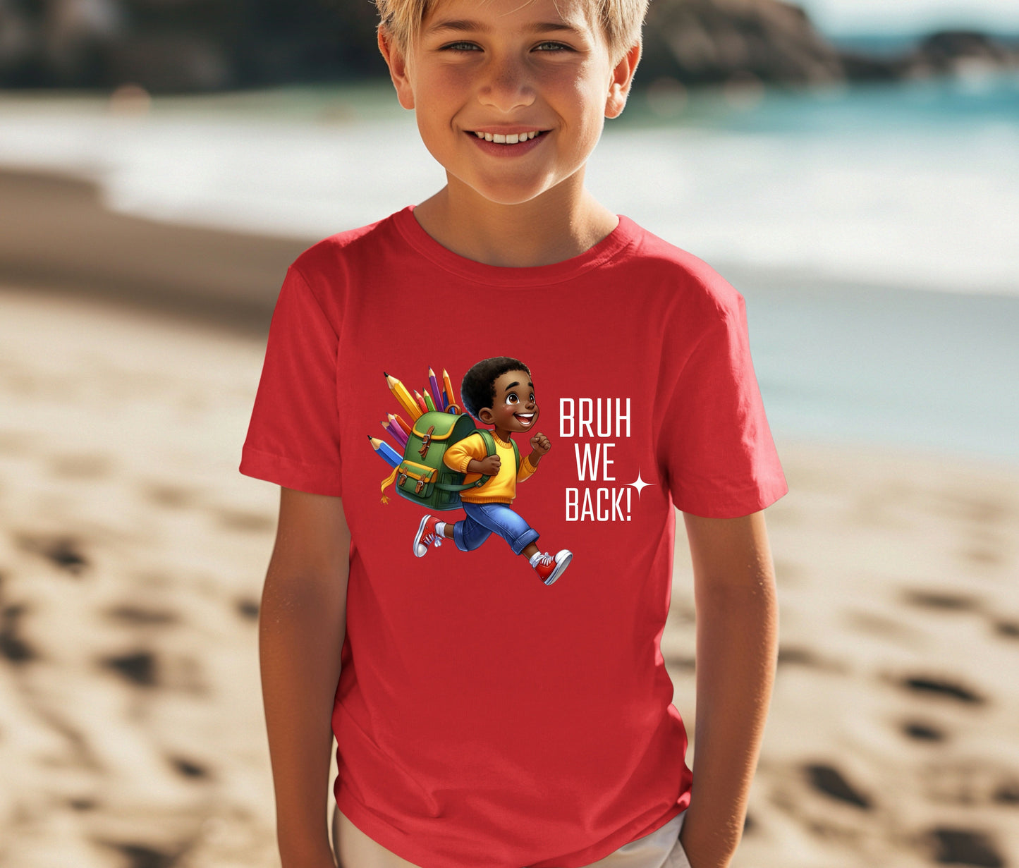 Back to School Shirt for Kids – Custom Name Tee | First Day of School Outfit | Preschool & Kindergarten Shirt | Custom Kids T-Shirt