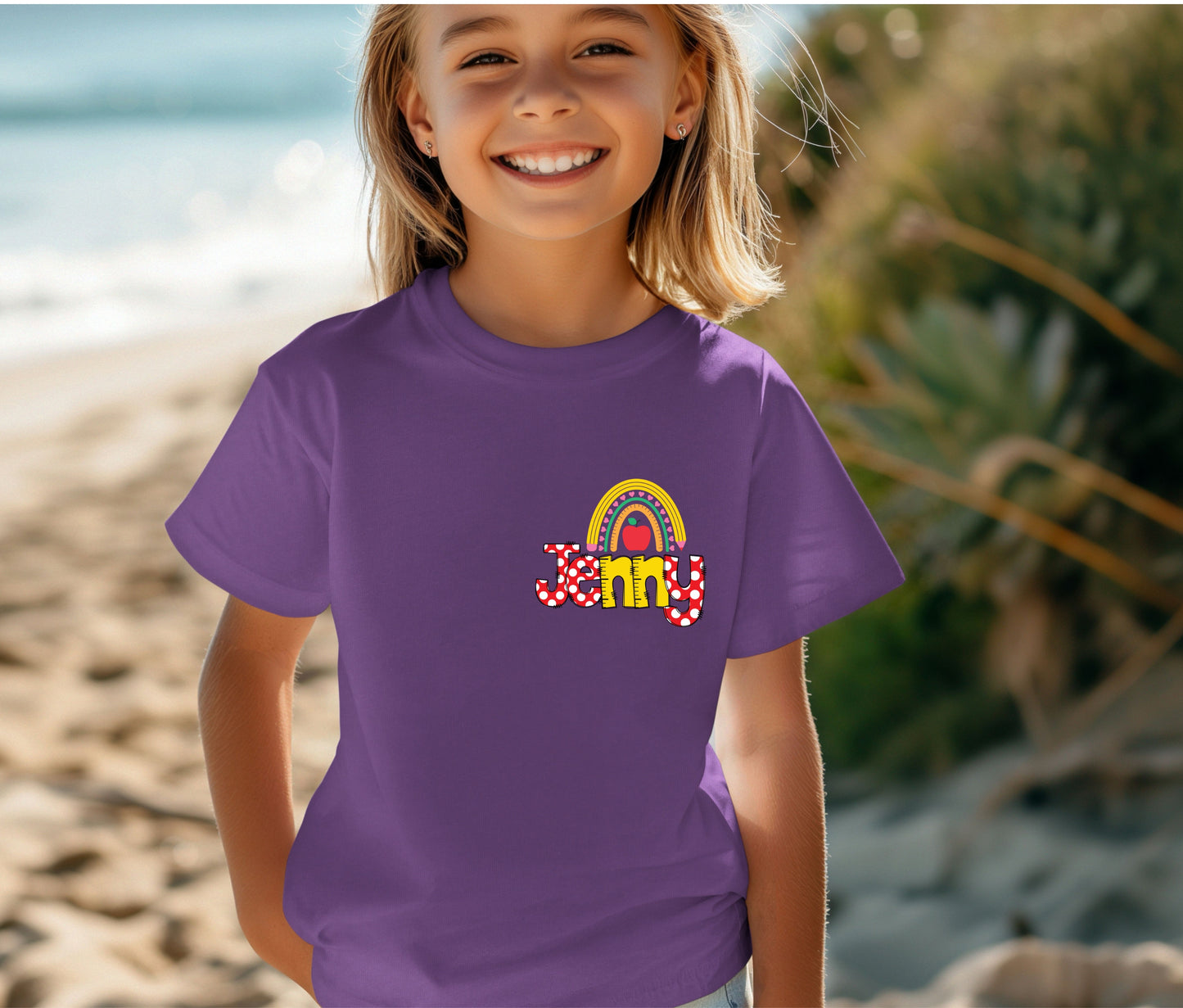 Custom Name Tee | First Day of School Outfit | Kids Shirt | Custom Kids T-Shirt