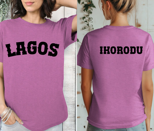 Naija to the World T-Shirt – Nigerian Pride Shirt | African Heritage Tee | Green White Green Nigeria Flag Shirt | Unisex Naija Culture Tee