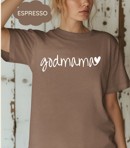 Godmama Shirt, Best Godmama Shirt for Baptism, Godmother Gift from Goddaughter, Godmama Proposal Shirt, Gift for Her