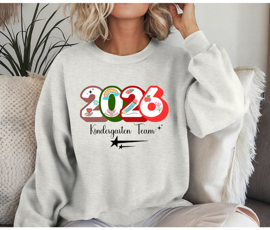๐ 2026 Grade Four Team Sweatshirt | Teacher Crewneck | Back to School Shirt | Fourth Grade Teacher Gift | Staff Team Outfit