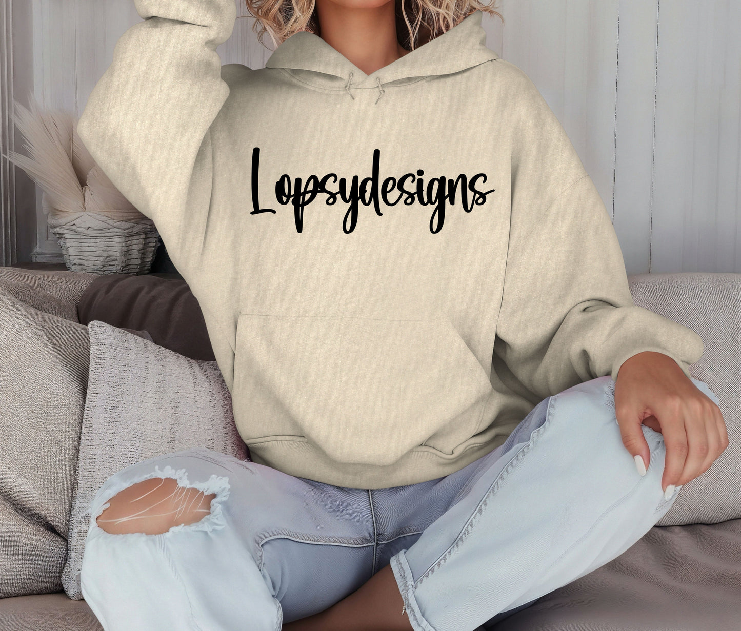 Custom Name Hoodie – Personalized Name Sweatshirt, Unisex Pullover Hoodie, Custom Text Hoodie, Personalized Gift for Him or Her