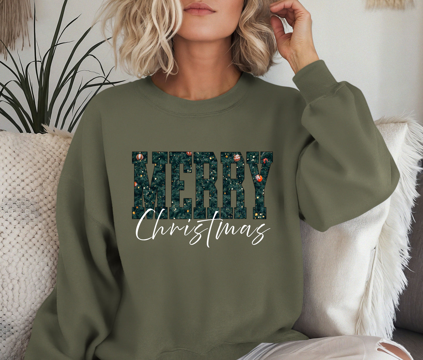 🎄Merry Christmas With ornament , Christmas Shirts for Family | Matching Holiday Shirts | Personalized Family Christmas Outfits