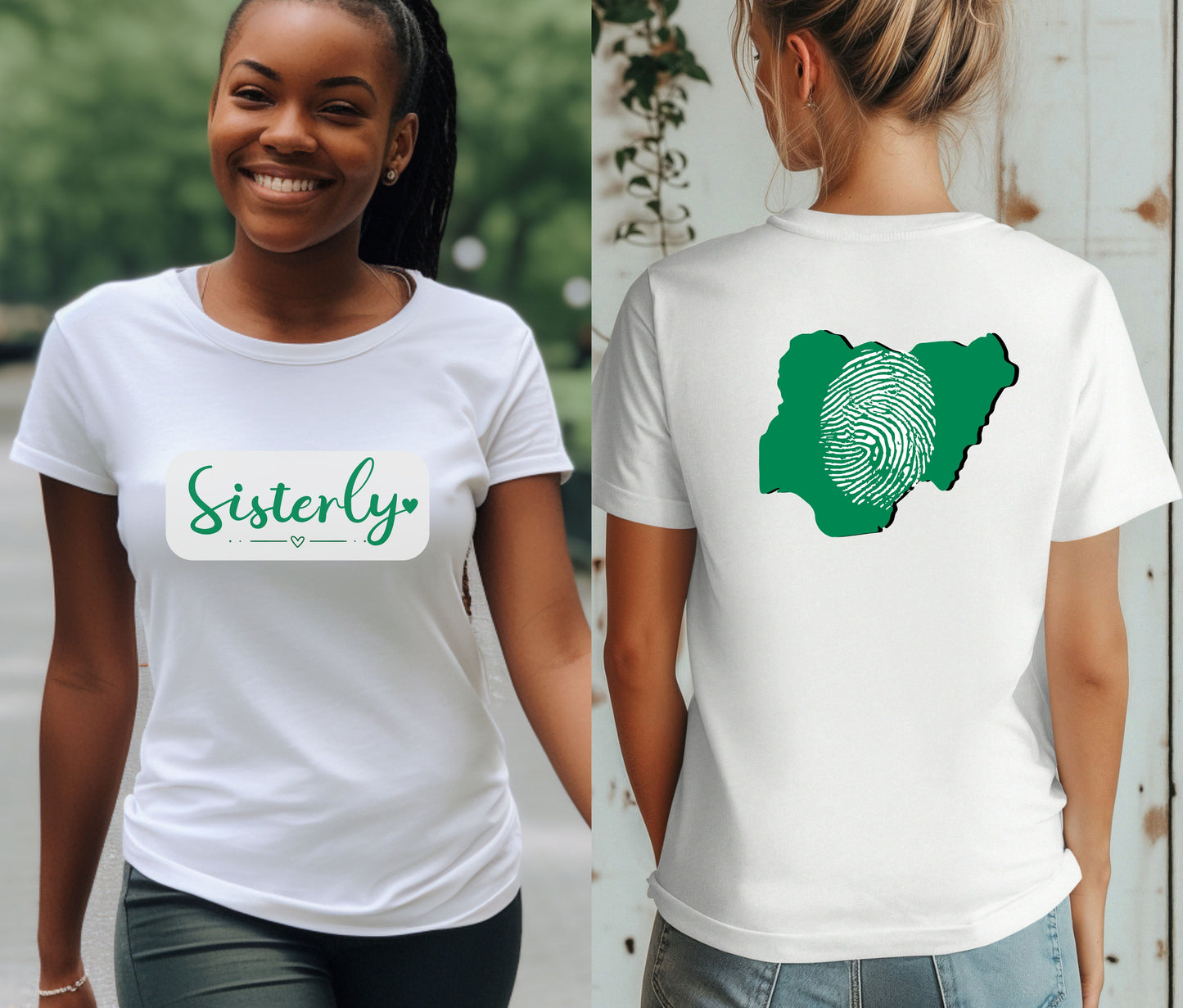 Nigerian Independece Day Shirt , Naija to the World T-Shirt, Nigerian Pride Shirt | African Heritage Tee | Green White Green Nigeria Flag Shirt | Unisex Naija Culture Tee