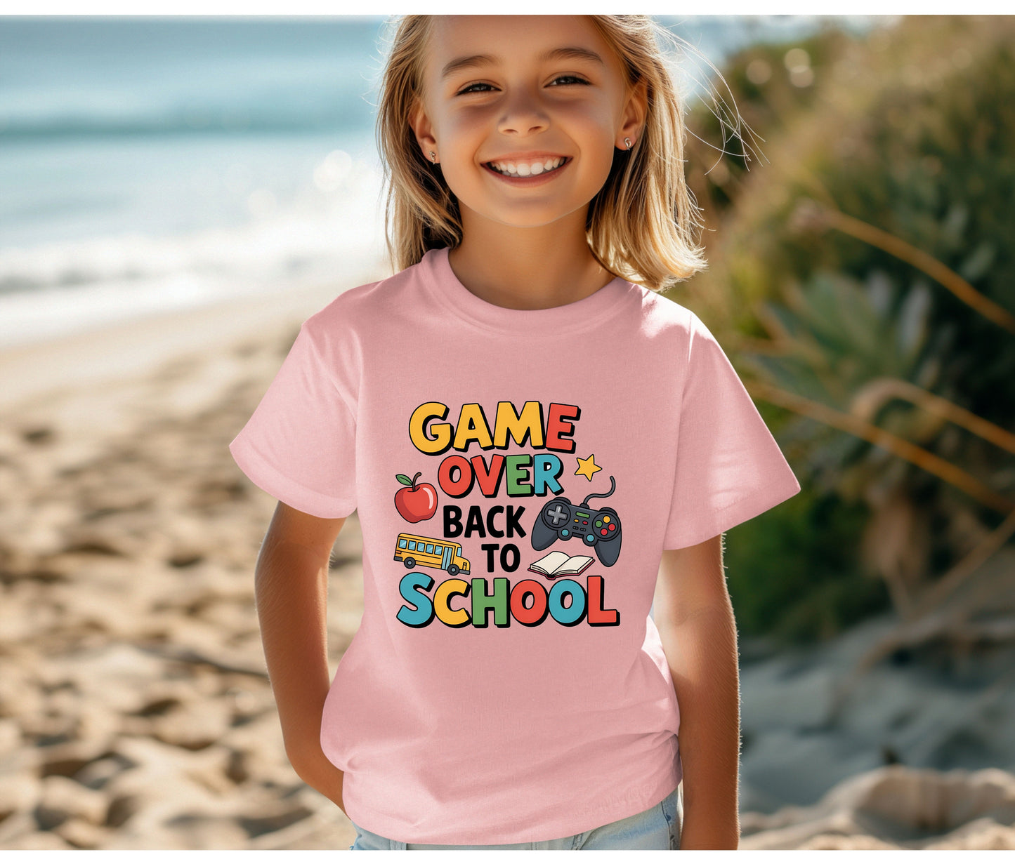 Back to School Shirt for Kids – Custom Name Tee | First Day of School Outfit | Preschool & Kindergarten Shirt | Custom Kids T-Shirt