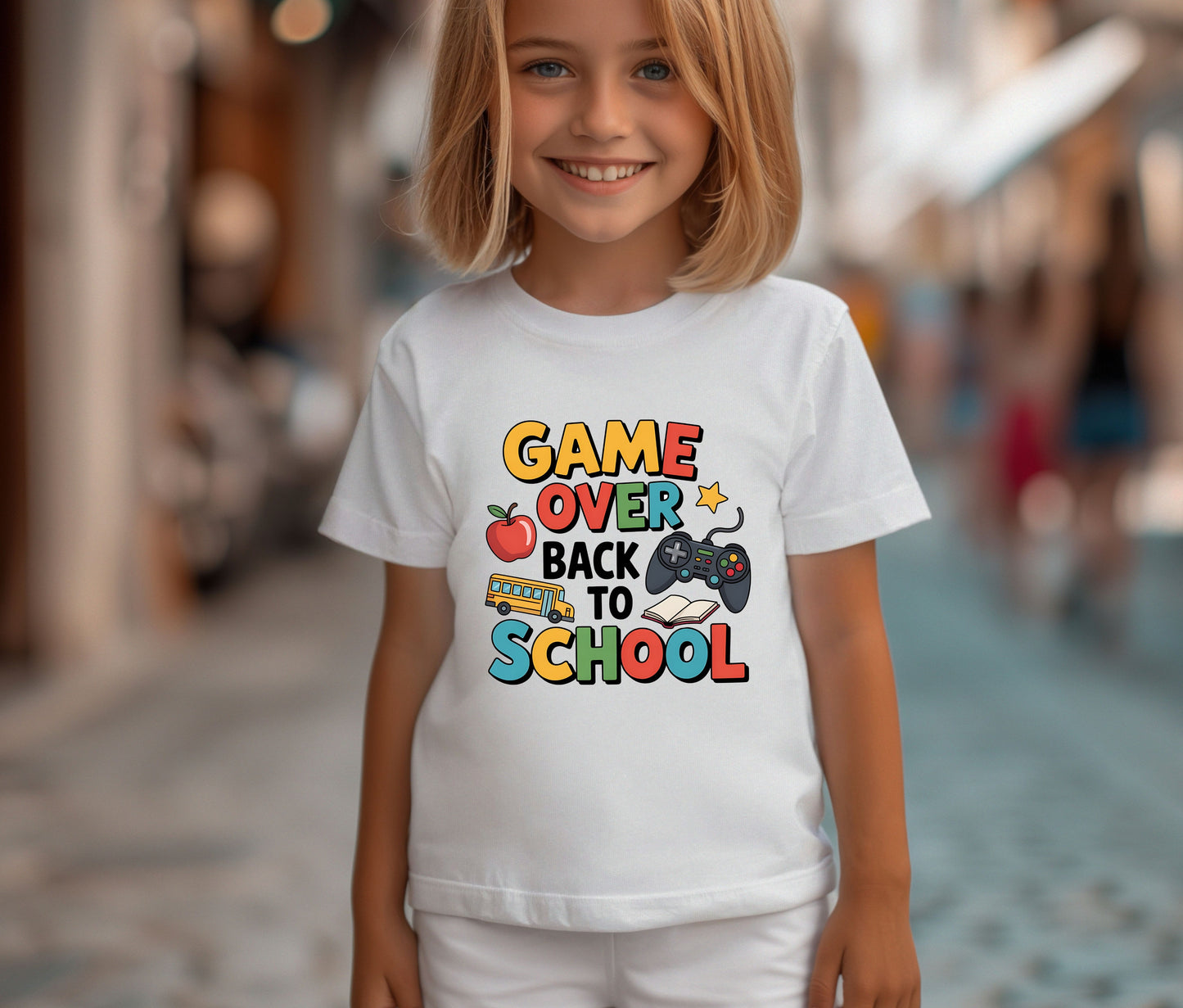 Back to School Shirt for Kids – Custom Name Tee | First Day of School Outfit | Preschool & Kindergarten Shirt | Custom Kids T-Shirt
