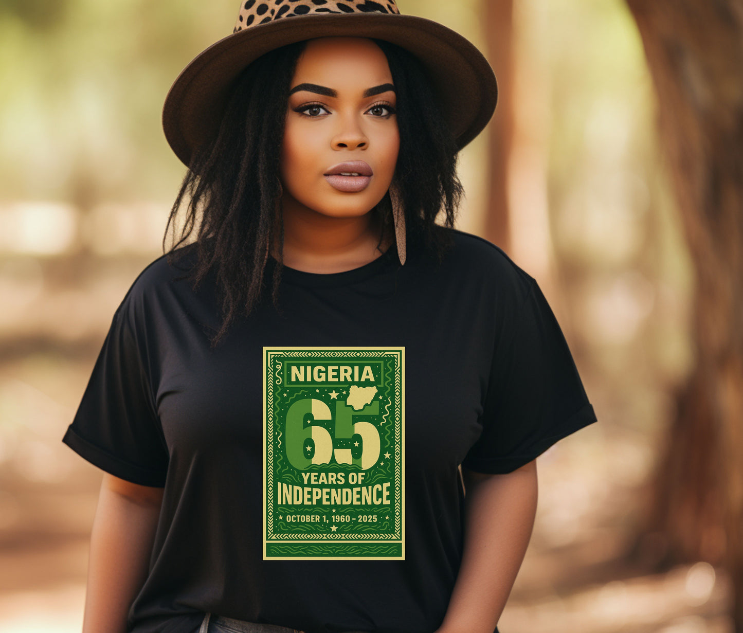 Nigerian Independece Day Shirt , Naija to the World T-Shirt, Nigerian Pride Shirt | African Heritage Tee | Green White Green Nigeria Flag Shirt | Unisex Naija Culture Tee